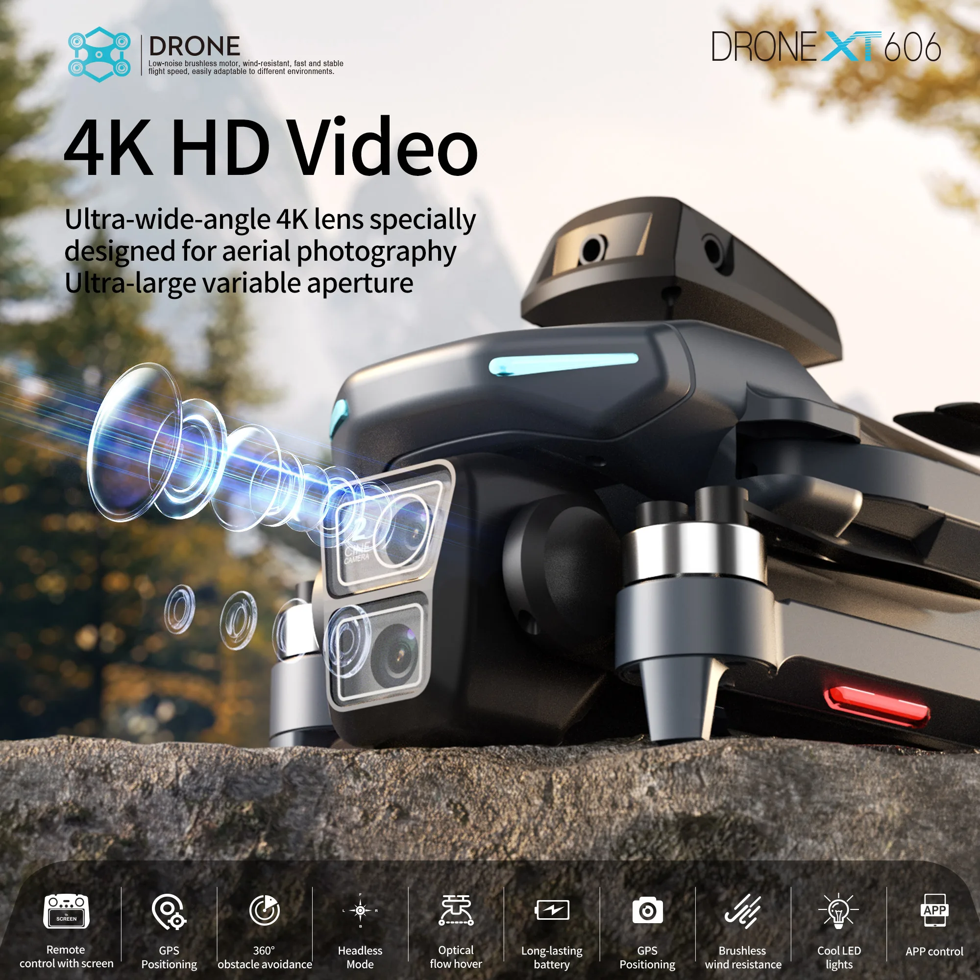 Original XT606 MAX GPS Drone 4 - đánh giá và giá Drone Surveying