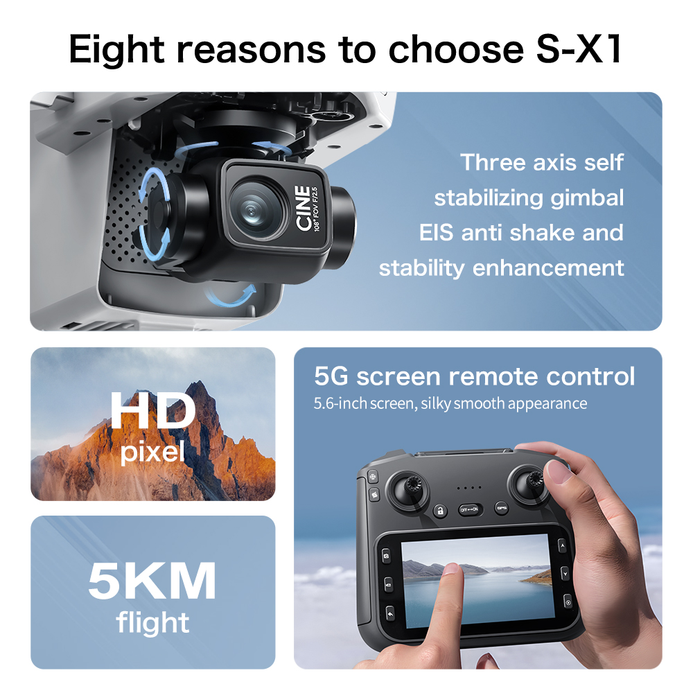 Top Deal S-X1 MAX GPS Drone 3  - đánh giá và giá Drone Surveying