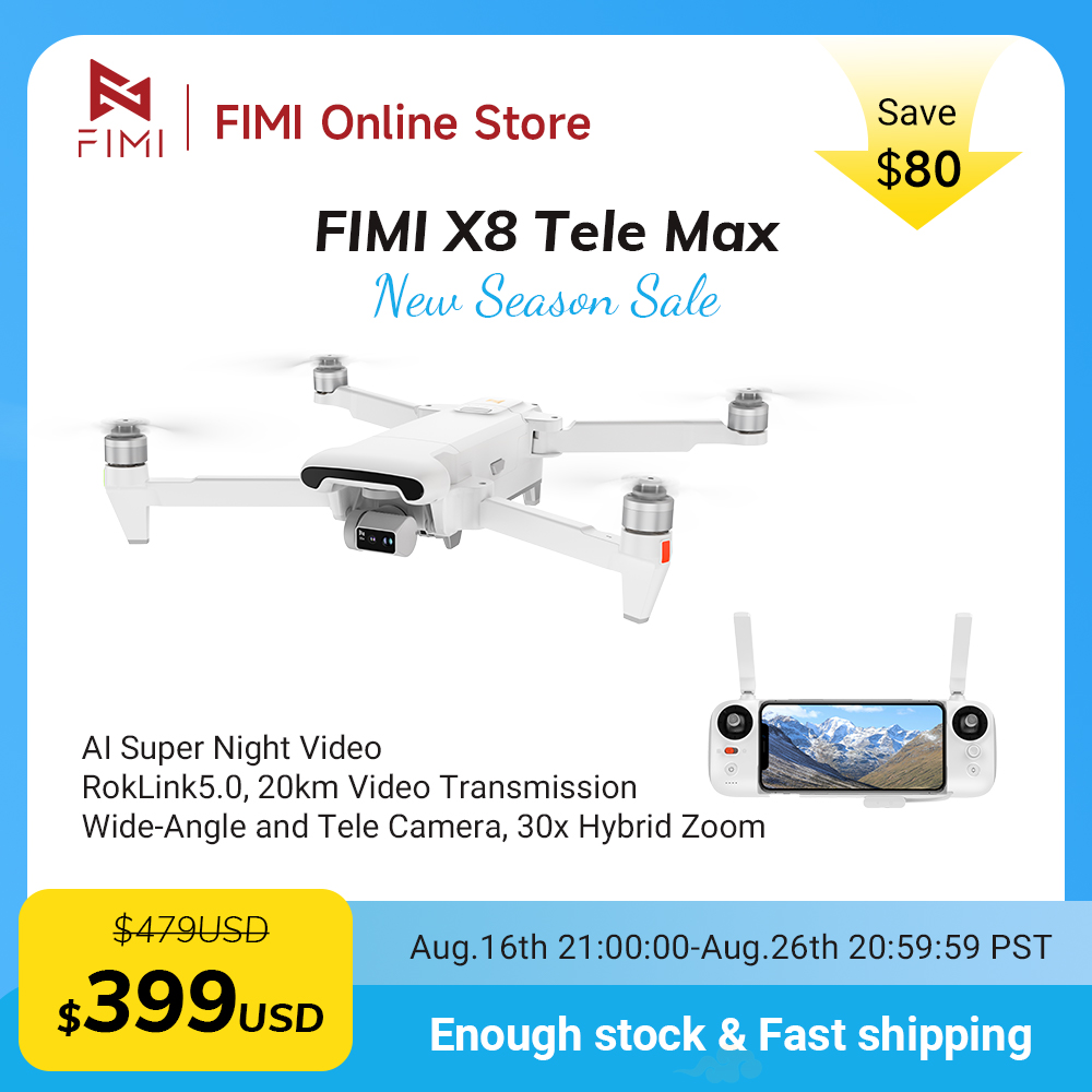 FIMI X8 Tele Max Drone 4K Prof - đánh giá và giá Drone Surveying